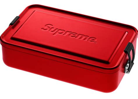 supreme sigg metal boxes|Supreme SIGG Large Metal Box Plus Red .